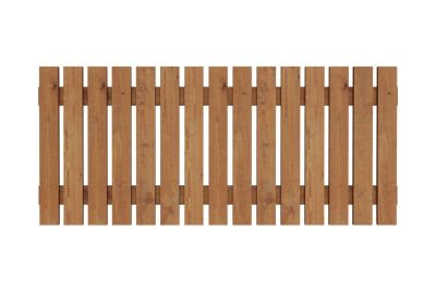Näkösuoja-aita pysty laudoitus, ruskea, 183x80x3 cm