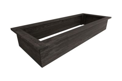 Kasvatuskehä, grafiitin harmaa, 200x80x33 cm Kasvatuskehä, grafiitin harmaa, 200x80x33 cm